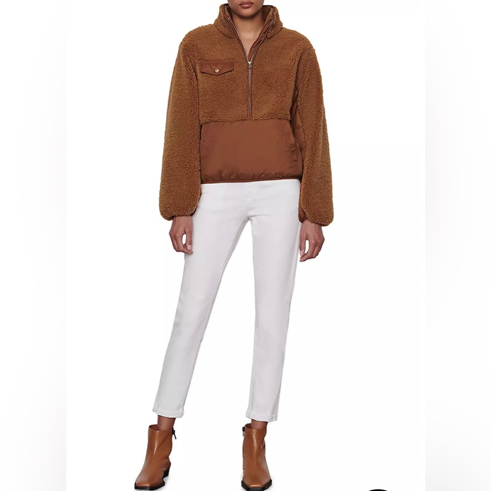 Frame fleece pullover